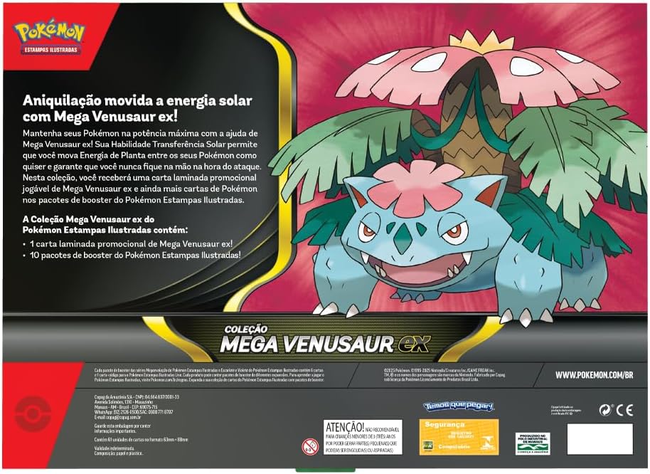 Box Pokémon Mega Venusaur Ex