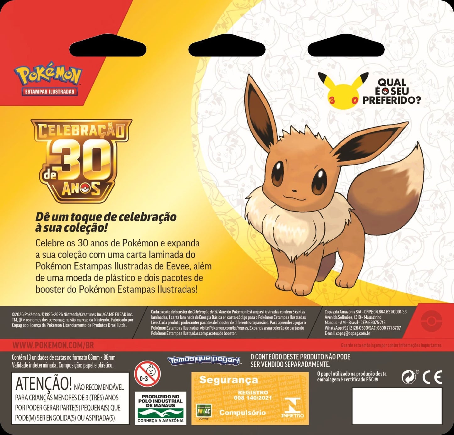Pokémon 30 anos - Português
