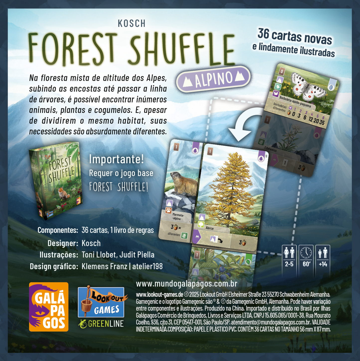 Forest Shuffle: Alpino Expansão