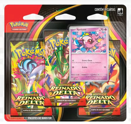 Pokémon TCG: Reinado Delta - 3 pack Blister