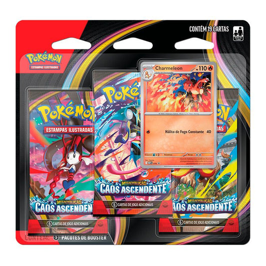 Pacote de booster - Megaevolução - Caos Ascendente