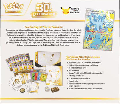 Pokémon 30th Celebration - Inglês
