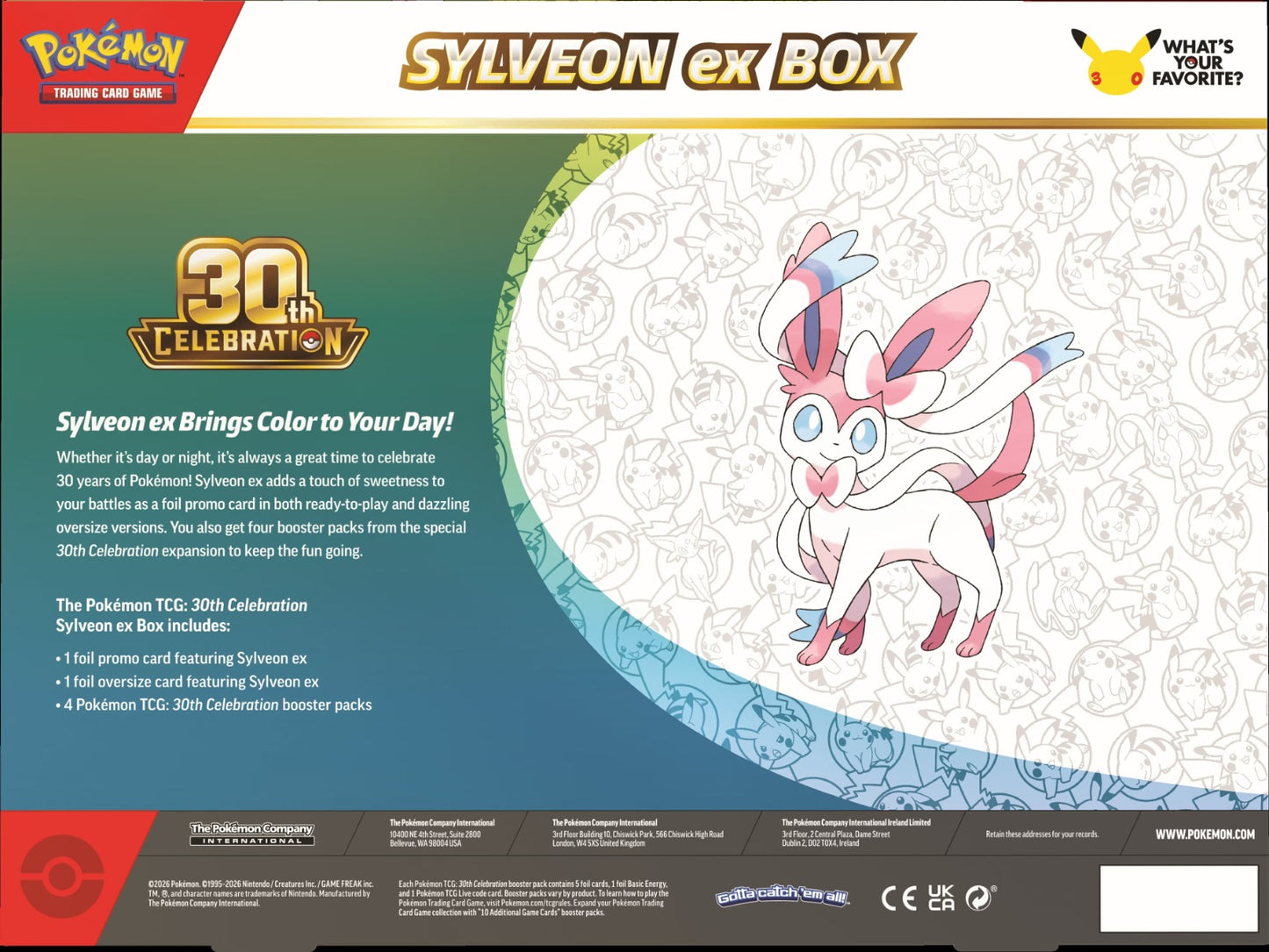 Pokémon 30th Celebration - Inglês