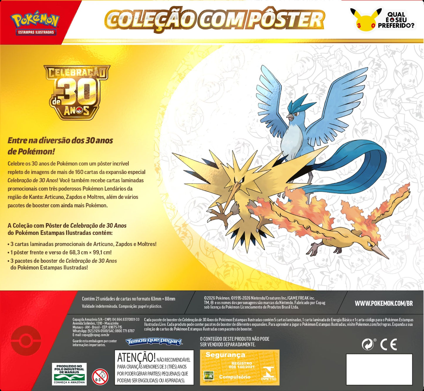Pokémon 30 anos - Português