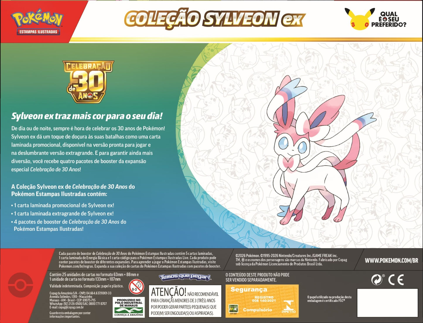 Pokémon 30 anos - Português