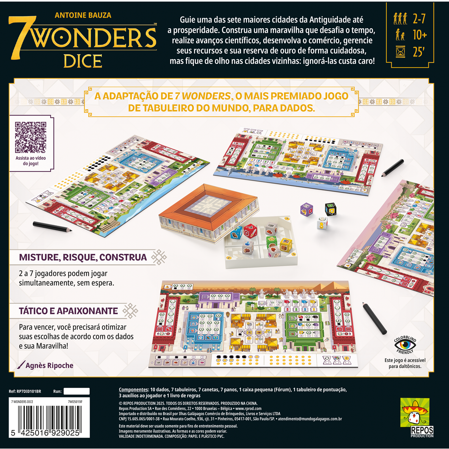 7 Wonders Dice