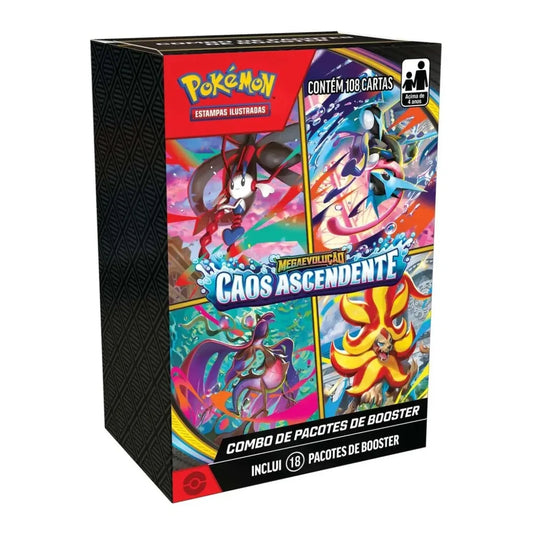 [BOOSTER BUNDLE] Caos Ascendente - Pokémon TCG: Mega Evolução (Português)