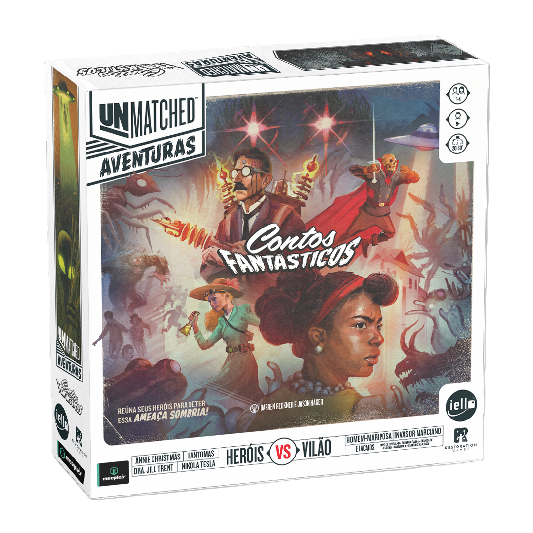Unmatched Aventuras: Contos Fantásticos + Cartas Foil