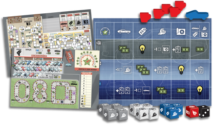 [PV] Três Irmãs + Cidade Motor + Quarteirão Francês - Combo Roll & Write Mosaico