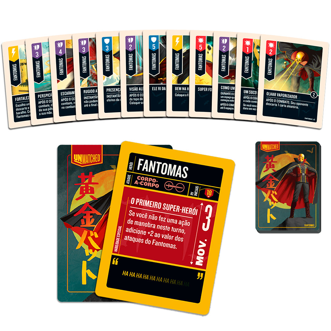 Unmatched Aventuras: Contos Fantásticos + Cartas Foil