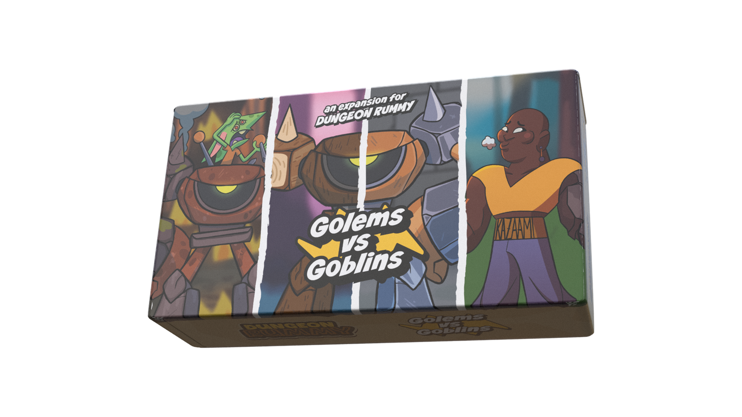 Dungeon Rummy: Golems vs Goblins Expansão