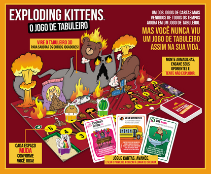 Exploding Kittens: O Jogo de Tabuleiro