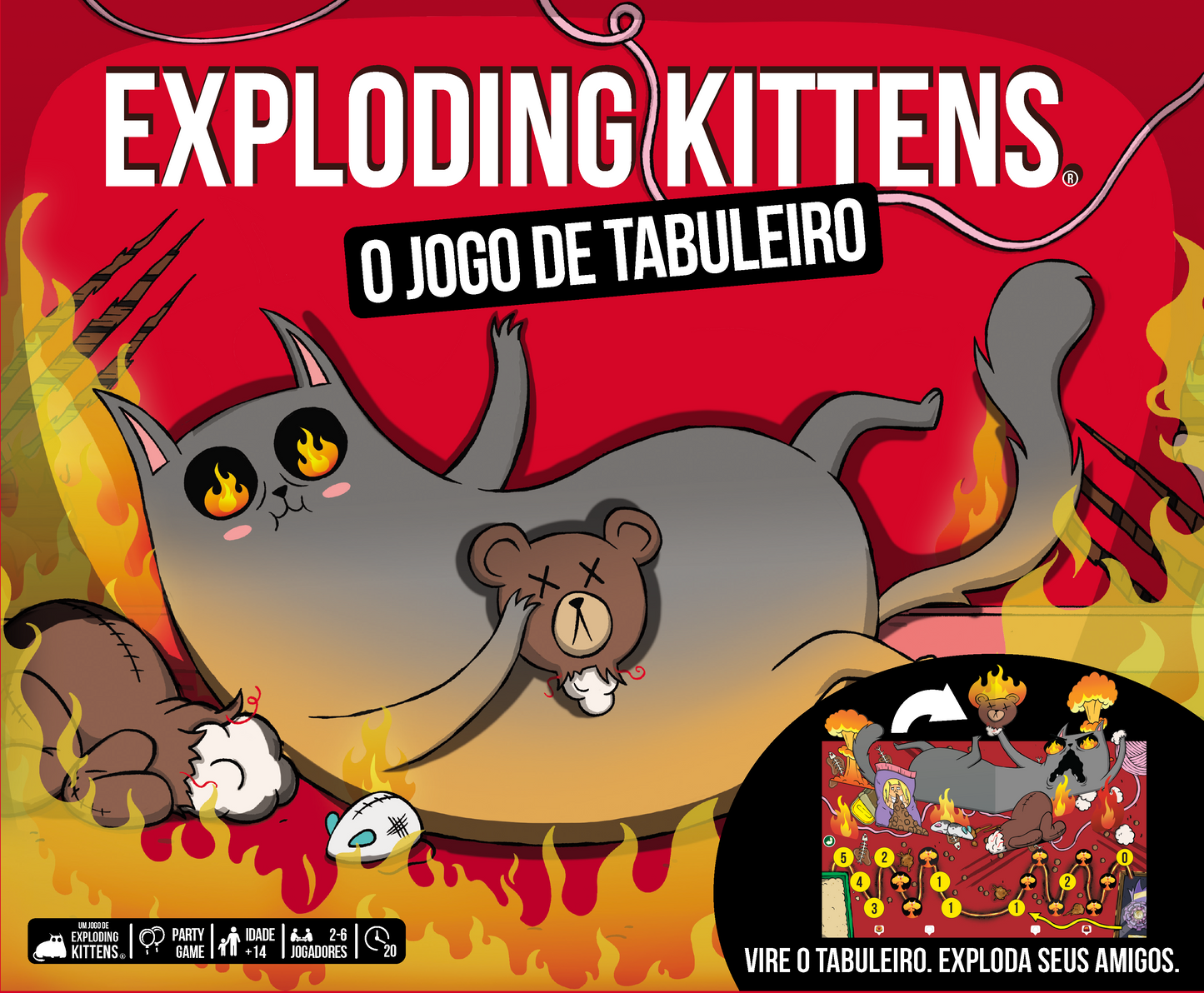 Exploding Kittens: O Jogo de Tabuleiro