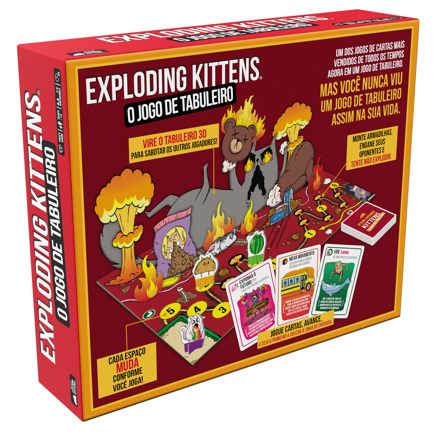 Exploding Kittens: O Jogo de Tabuleiro