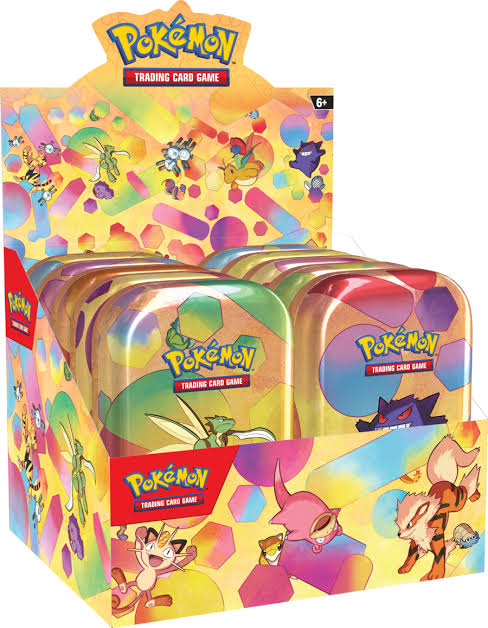 Pokémon TCG: Scarlet & Violet — Coleção 151- Mini Tin – Produto em Inglês