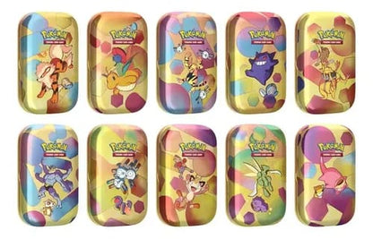 Pokémon TCG: Scarlet & Violet — Coleção 151- Mini Tin – Produto em Inglês