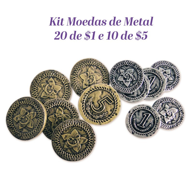 Grasse - Kit Moedas de Metal