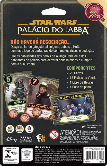 Star Wars: Palácio do Jabba - Um Jogo Love Letter