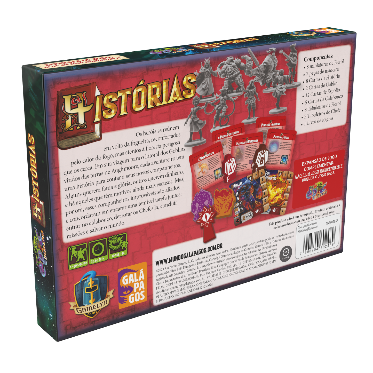 Tiny Epic Dungeons: Histórias (Expansão)