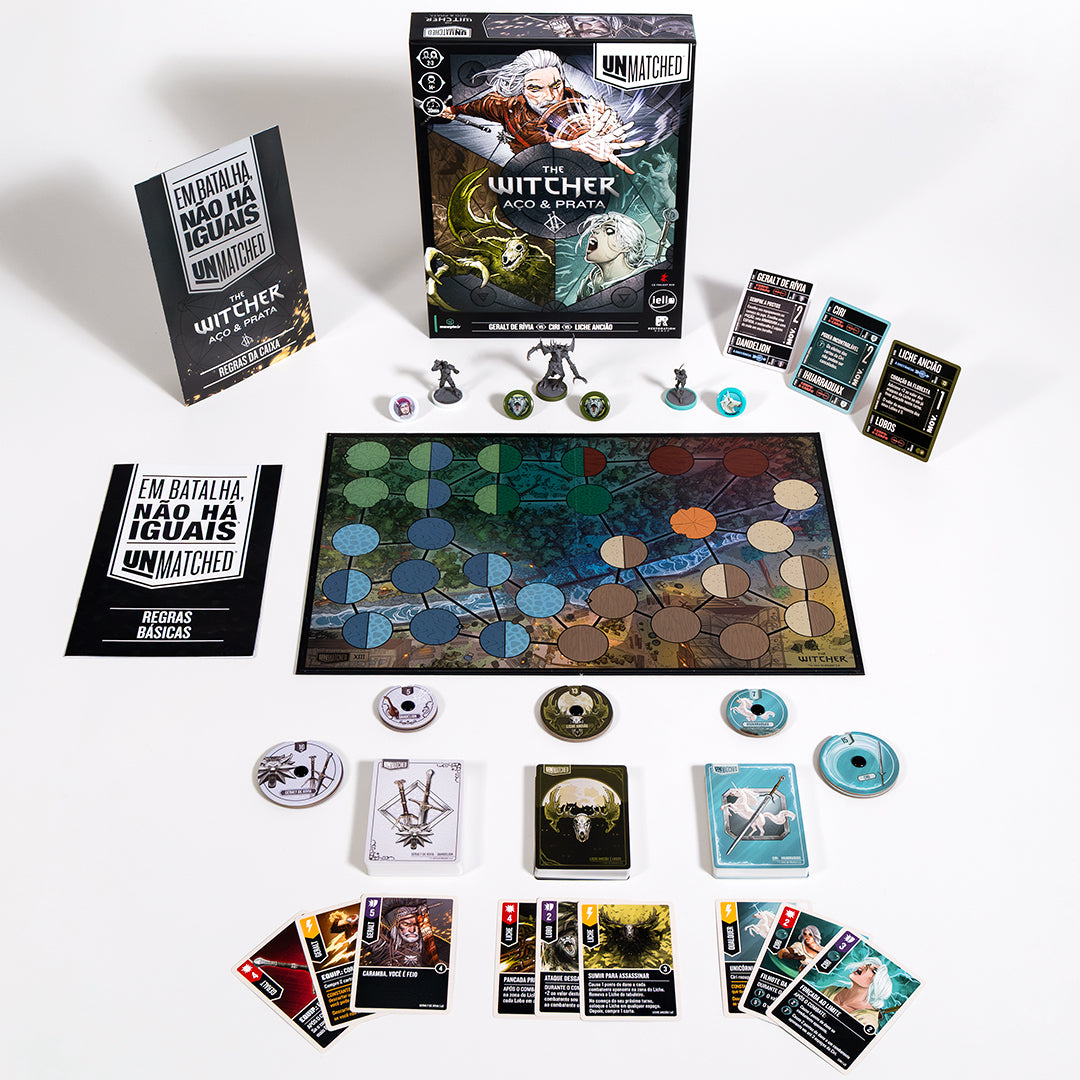 [PROMO] Unmatched: The Witcher - Aço e Prata