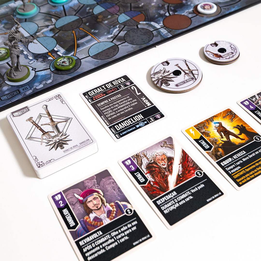 [PROMO] Unmatched: The Witcher - Aço e Prata