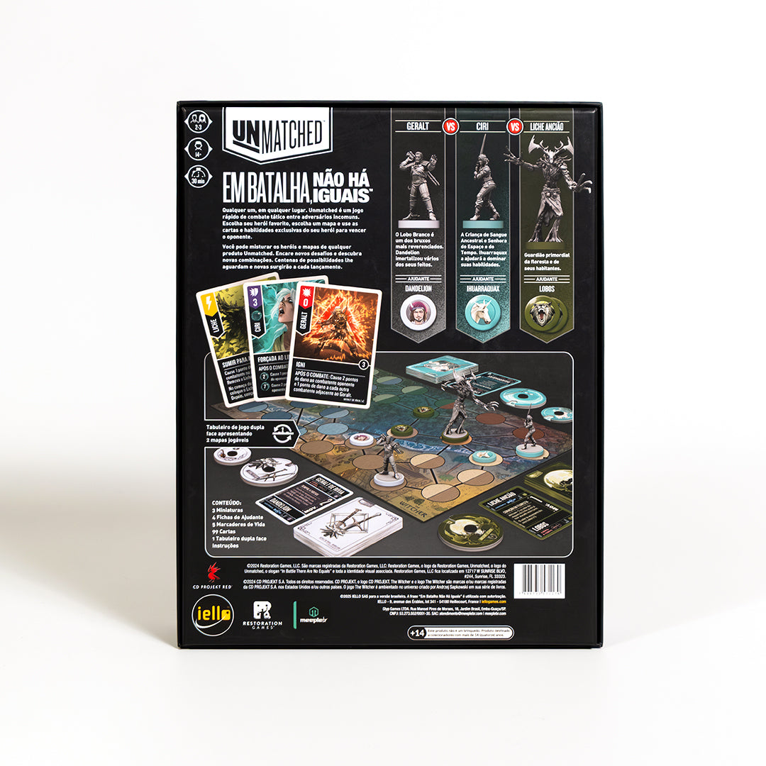 [PROMO] Unmatched: The Witcher - Aço e Prata