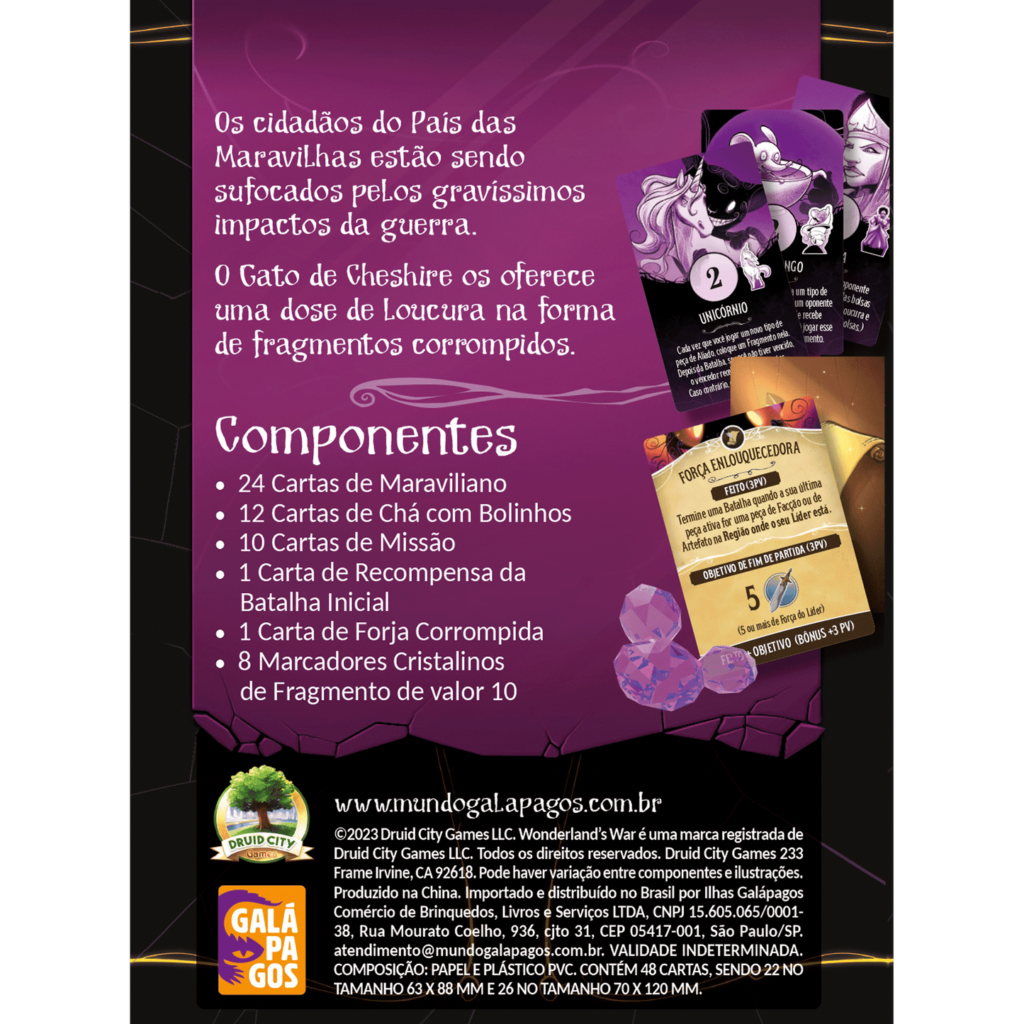 Wonderland's War: Fragmentos de Loucura Expansão