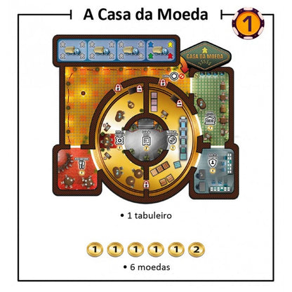 Meeple Heist Golpe de Mestre Expansões