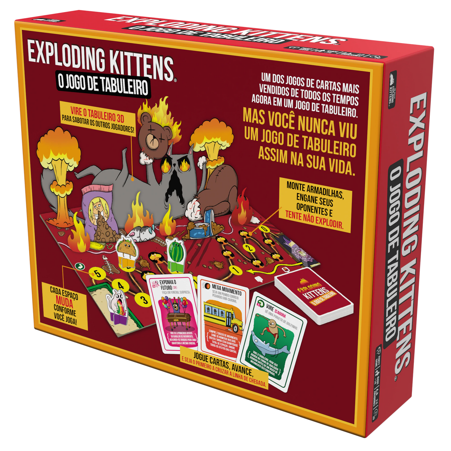 Exploding Kittens: O Jogo de Tabuleiro