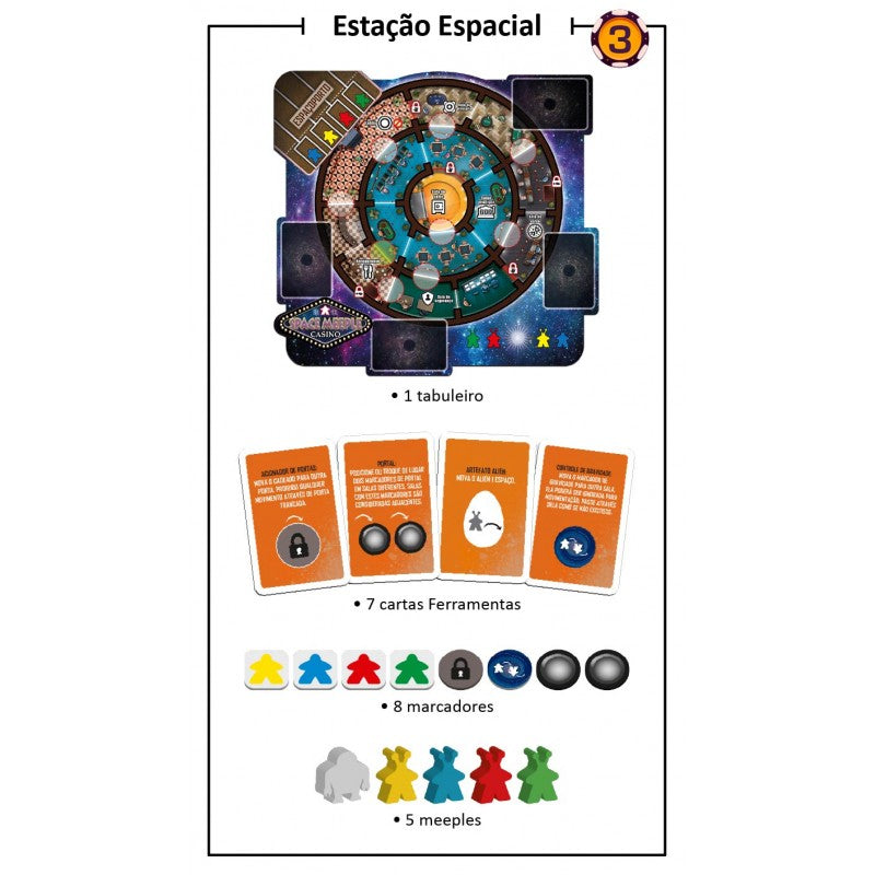 Meeple Heist Golpe de Mestre Expansões