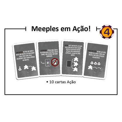Meeple Heist Golpe de Mestre Expansões