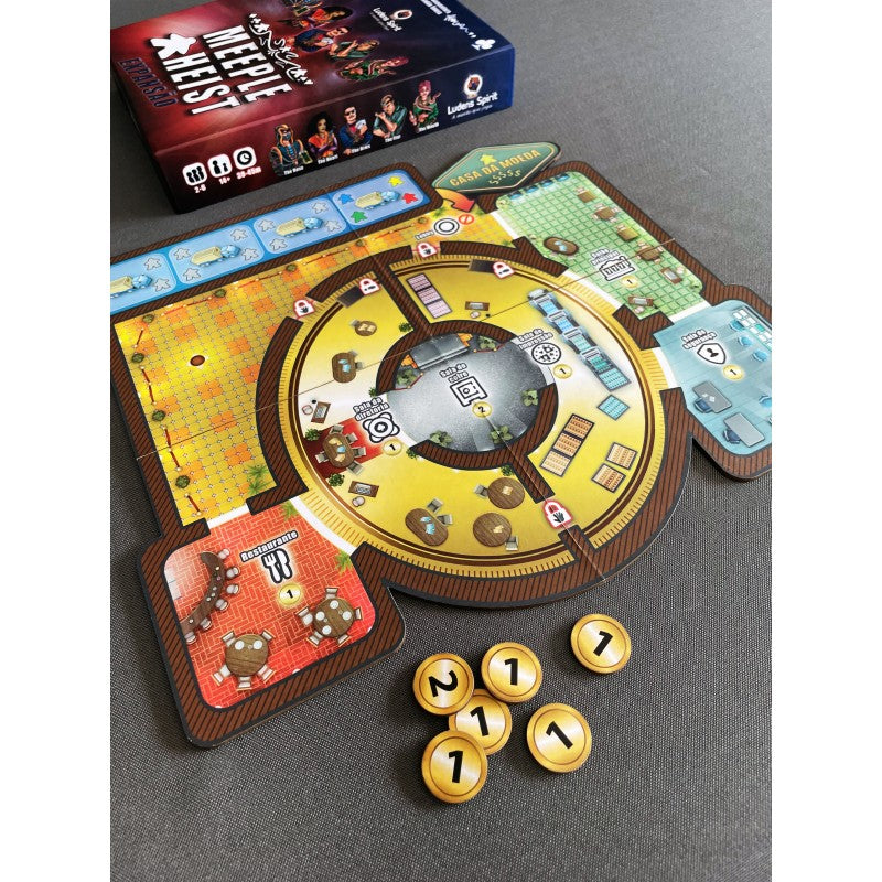 Meeple Heist Golpe de Mestre Expansões