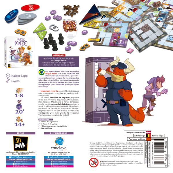 Magic Maze: Maximun Security Expansão